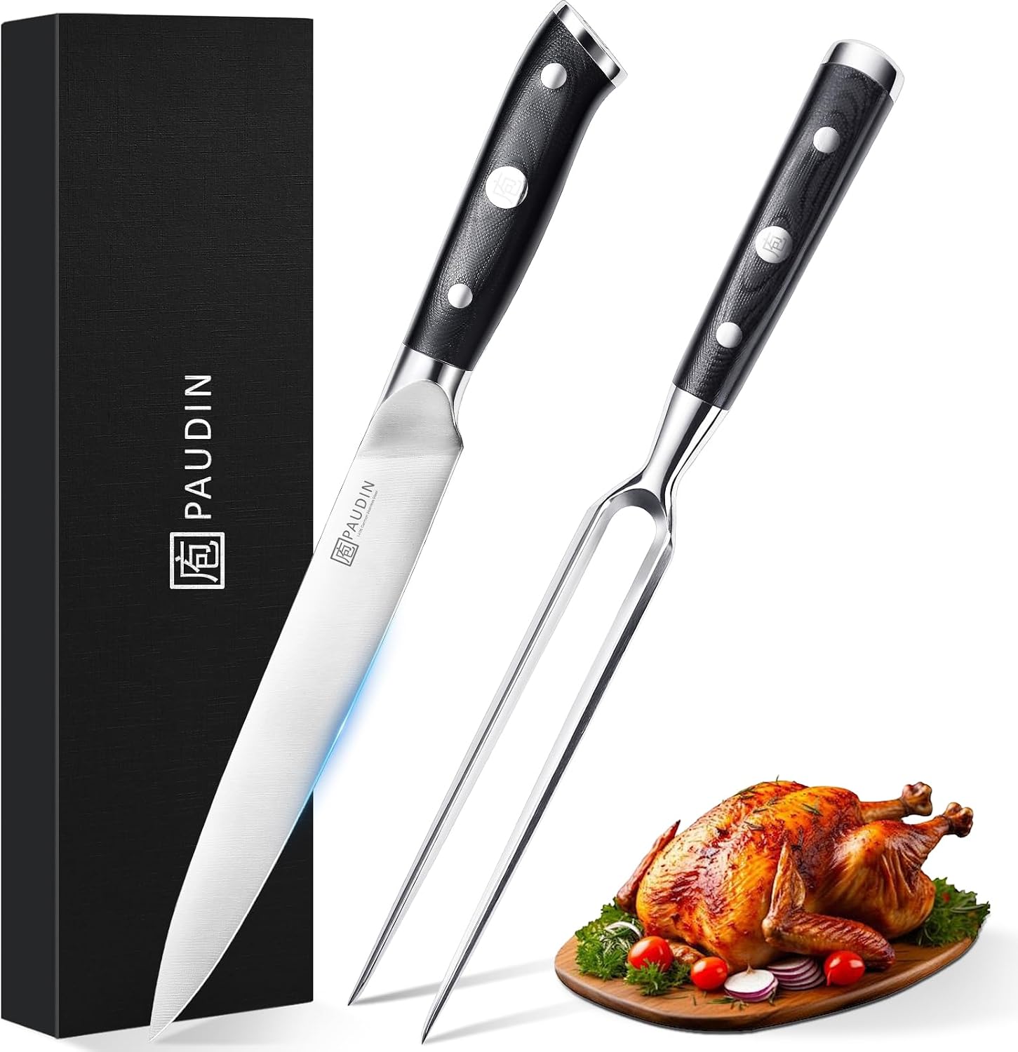 PAUDIN Carving Knife Set